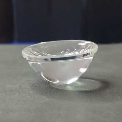 Объектив приведенный Tir стекла объектива 50mm рефлектора света факела оптически стеклянный 10 градусов удара